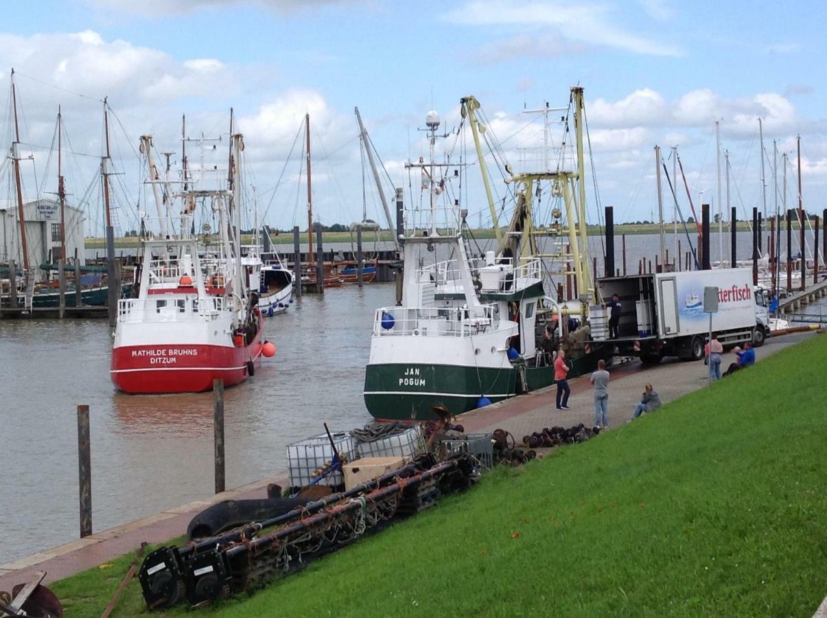 Vier Sterne Am Hafen, Ditzum Exteriér fotografie